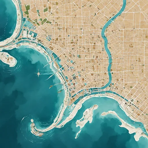 An elegant map of New Orleans hotels for seamless convention stays