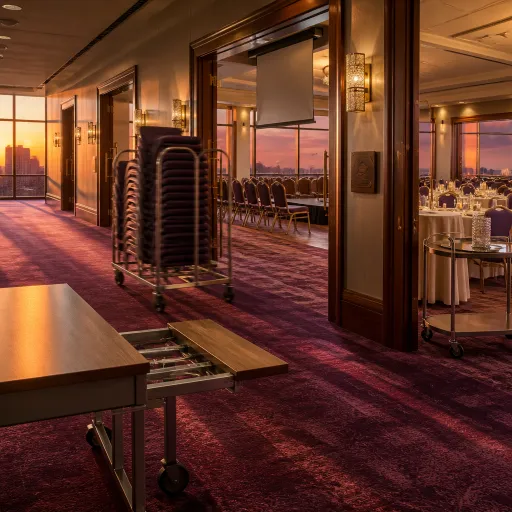 How many event spaces does Strand Palace Hotel offer for high end meetings and conferences ?